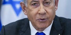 Vowed to keep fighting:Israeli Prime Minister Benjamin Netanyahu.
