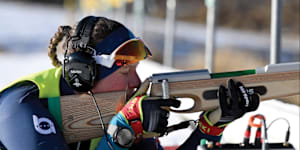 Taryn Dickens is Australia’s first vision impaired athlete to compete in biathlon and cross-country skiing at a Paralympic Games.