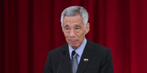 Singapore’s Prime Minister Lee Hsien Loong:opening up but hard times ahead.