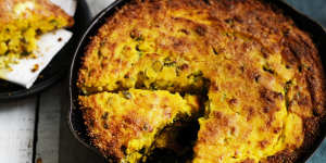 Jalapeno adds a kick to this cornbread.