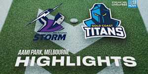 The Melbourne Storm host the Gold Coast Titans in Round 19 of the 2026 NRL Premiership at AAMI Park,Melbourne.