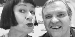 Campbell and Meat Loaf at a convention,pre-COVID:“He was as fun and perky as ever,” she says.