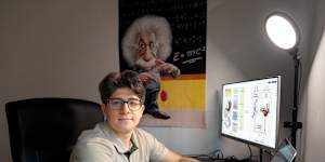 Ilia Ebrahim Nejad missed out on selective school initially but found his way to North Sydney Boys High.