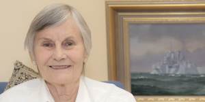 Able Seaman Thomas Welsby Clark’s niece Dr Leigh Lehane.