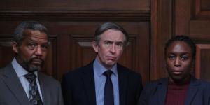 Hugh Quarshie,Steve Coogan and Sharlene Whyte star in Conviction:The Case of Stephen Lawrence.