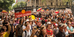 Melburnians marched in protest.