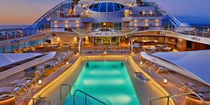 The Seabourn Ovation,which launched in 2018,is frighteningly luxurious.