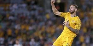 Tim Cahill passes the baton to new Socceroos star Martin Boyle