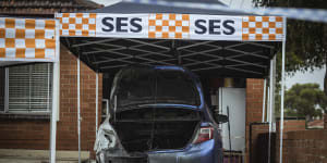‘This is terrifying’:Car torched at Fawkner home days after doorstep shooting