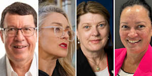 Former Queensland Labor minister Paul Lucas,Queensland Council of Social Service chief executive Aimee McVeigh,former Labor minister Linda Lavarch,and former Labor candidate Donisha Duff have all departed state health service board roles two years early in the Crisafulli government’s recent overhaul.