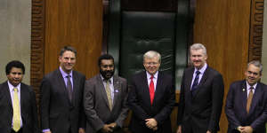 Richard Marles,former prime minister Kevin Rudd and Tony Burke established asylum seeker processing with Papua New Guinea in 2013.