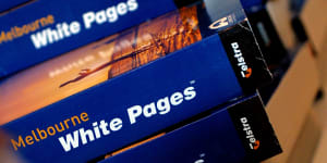 The details were published in the White Pages directories.