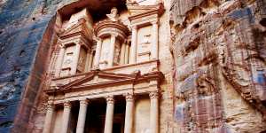  The Treasury in Petra.