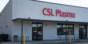 A CSL plasma collection centre in Raleigh,North Carolina.