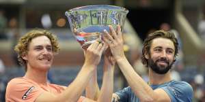 Aussies Jordan Thompson and Max Purcell win the US Open men’s doubles title