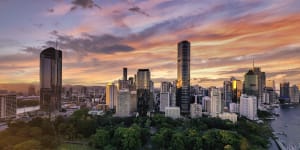 Office rents in Brisbane surged 6 per cent in the December quarter.