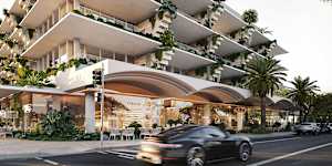 An artist impression of “The Gallery” development project on Racecourse Road in Hamilton,Brisbane.
