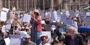 More than 360 people have been arrested after a protest supporting the proscribed terror group Palestine Action led to furious scenes on the streets of London.
