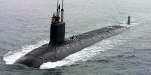 A Virginia Class submarine.