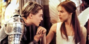 Leonardo DiCaprio and Claire Danes starred in Baz Luhrmann’s Romeo and Juliet.