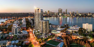 Perth property bonanza gets landmark South Perth towers off the ground