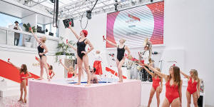 Last year’s Mumm marquee incorporated a swimming pool.