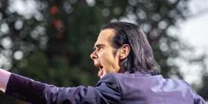 Nick Cave performing in Norway in August:“I don’t have any problem describing the concerts these days as religious.”