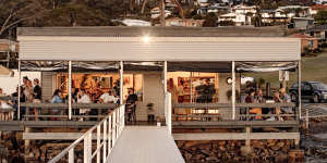 Sunny’s Kiosk is perched on the water in Merimbula.