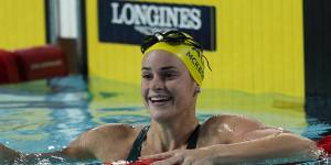 Kaylee McKeown took gold in the 100m backstroke final.
