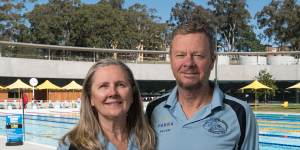 Parramatta Memorial Swimming Club members Sandra and Peter Hession are looking forward to weekend swims at the new Parramatta Aquatic Centre (PAC).