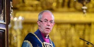 The Archbishop of Canterbury Justin Welby,pictured in Westminster Abbey.