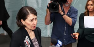 Former NSW premier Gladys Berejiklian after the completion of the public inquiry into her conduct earlier this year.
