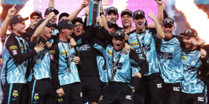 ‘Unbelievable’:Heat stun Sixers in one-sided BBL final as Johnson bags four wickets