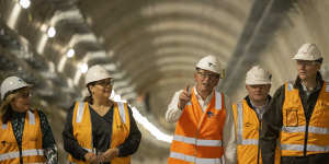 The Metro Tunnel is part of Victoria’s “Big Build” infrastructure program which is contributing to the state’s weak fiscal position.