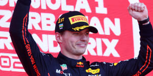 Verstappen cashes in on Leclerc’s engine failure to win in Azerbaijan