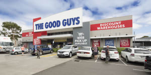 The Good Guys is experiencing a slowdown in sales growth.