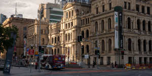 The Treasury Casino building,one of three assets agents Sam McVay from McVay Real Estate and Paul Noonan from JLL have been appointment to sell. 