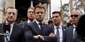 Macron decries massacres,war crimes as European leaders visit Ukraine to support Zelensky
