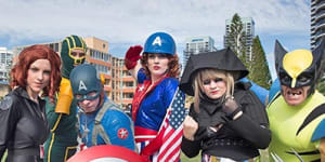 Superheroes assemble on the Gold Coast