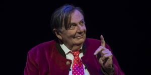 Barry Humphries is a reminder that we should laugh the phrase ‘read the room’ out of existence