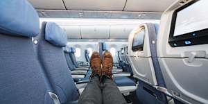 The ultimate way to travel in economy:‘Bogan business class’