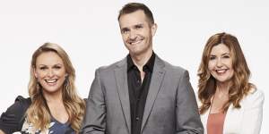 Married at First Sight’s former expert line-up included Mel Schilling (left),John Aiken (centre) and Trisha Stratford (right).