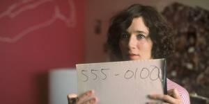 Miranda July in a scene from her debut feature film,Me And You And Everyone We Know.