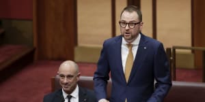 New Liberal senator Andrew Bragg delivers his first speech after previously working in the financial services industry.