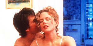 Tom Cruise and Nicole Kidman in Eyes Wide Shut,1999.