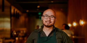 Chef Khanh Nguyen from Aru restaurant in Melbourne.