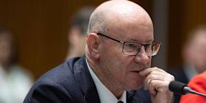 Defence Department secretary Greg Moriarty.