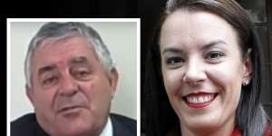 Melissa Caddick and her one-time accountant,Cyril ‘John’ Pearson,who is a former bankrupt and was jailed for fraud.