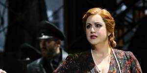 Natalie Aroyan as Odabella in Opera Australia's production of Attila,which was cancelled this week.