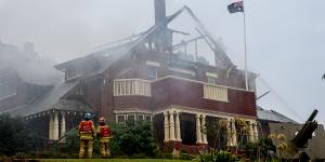 A fire in April 2017 gutted the century-old mansion that housed Ivanhoe RSL.